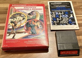 Advanced Dungeons & Dragons (Intellivision, 1982) Game, Box, Manual - Tested