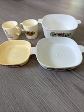 Vintage Corning Ware Plastic Set Kids Play Cookware