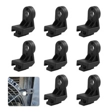8PCS Radiator Fan Mounting Feet,L-Shaped Install Legs Electric Fan Mounting