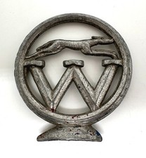 Schutzblechreiter Schutzblechemblem W Wittler Vintage Sammler