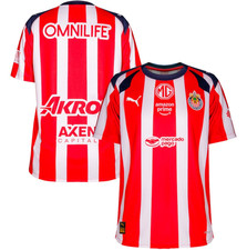 Puma Chivas DG 2025 -26 Youth Home Jersey - Red/White