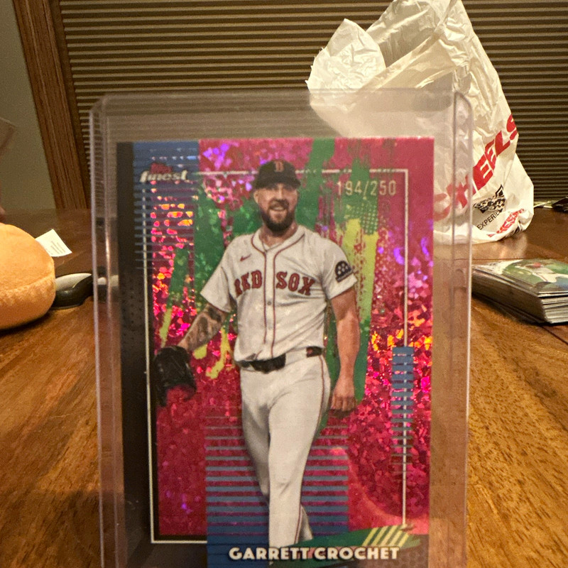 Topps Finest Garrett Crochet Boston Red Sox Serial Numbered /250 #194 MLB
