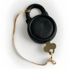 Vintage Cast Iron Antique Old Yale & Towne Padlock With Key Lock