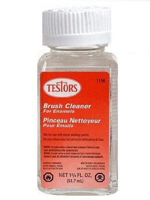 Testors Enamel Plastic Model Paint Thinner & Brush Cleaner, 1.75 oz. by Testo...
