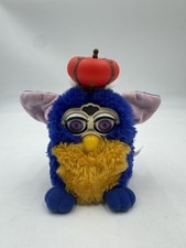 2000 Blue Furby Your Royal Majesty King 70794 PURPLE Eyes No Cape Tested Works