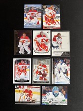 Jacob Markstrom 10 Card NHL Ice Hockey Trading Card Lot Flames Canucks Panthers