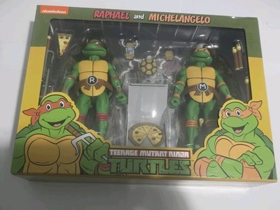 RAREMichelangelo and Raphael 2-Pack Teenage Mutant Ninja Turtles TMNT Figur NECA