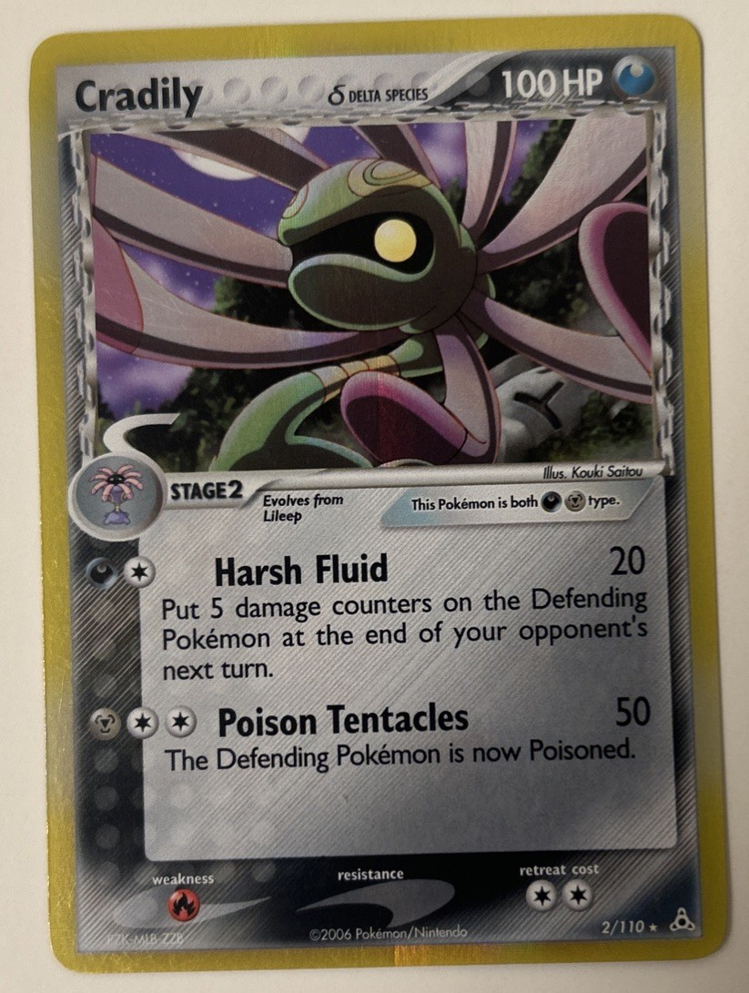Cradily Delta Species 2/110 Holo 2006 Holon Phantoms NM