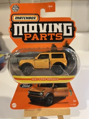 2022 Matchbox Moving Parts #11/50 2021 Ford Bronco orange opening doors