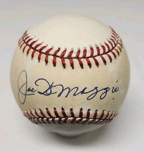 Joe DiMaggio Signed Auto Rawlings Official American League Baseball JSA LOA A5