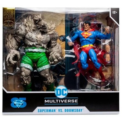 McFarlane DC Multiverse Gold Label Superman vs Doomsday 2 Pack Neu Sealed