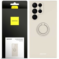 Spacecase SilikonringhüLle FüR Samsung Galaxy S22 Ultra Bone