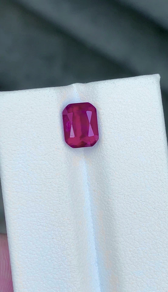 2.32 CRT Rubelite Tourmaline NaturalEarthMined Unheated Faceted From Afghan - Image 4 of 4