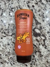 Hawaiian Tropic Carrot SPF30 Sunscreen Lotion 240 mlL Discontinued Exp 11/24