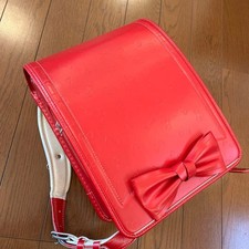 Randoseru Backpack Takashimaya Red School Bag with Ribbon