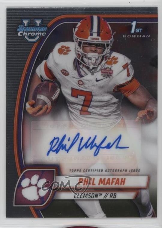 2024 Bowman U Chrome Prospect Phil Mafah #PA-PMA Auto 6o3