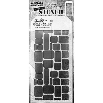 Tim Holtz Schichtschablone - Etiketten THS178