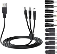 Universal Dog Shock Collar Charger Cable, 12-In-1 Training Collar USB Charging C