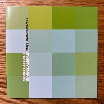 Japan Edit Underworld Live Everything Obi with Lyrics CD