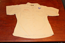 Boy Scouts of America BSA Women's Shirt Tan XX-Large XXL 100 Supplex Nylon