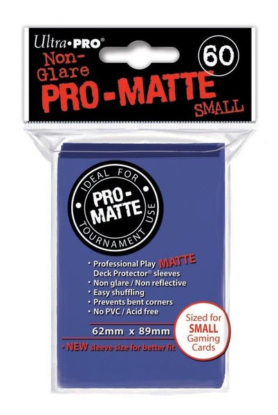 Ultra Pro Small Sleeves - Pro-Matte Eclipse - Pacific Blue (60 Sleeves)-image