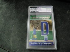 2022 Donruss Elite Spellbound Matthew Stafford Letter D Graded 10