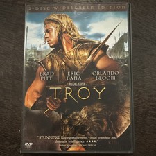 Warner Bros Troy DVD Brad Pitt Eric Bana Orlando Bloom 2-Disc Widescreen Edition