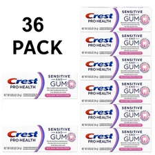 36x Crest Pro-Health Sensitive+Gum | 0.85oz | Travel Size Pack | Exp: 11/27