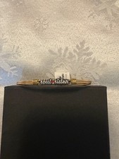 Luca + Danni Soul Sisters Petite Small Gold Tone Bangle Bracelet Made in USA NWT