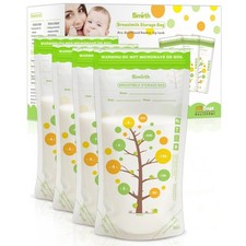 112 Count Breast Milk Storage Bags for Freezer, 8oz BPA-Free Breastmilk Bags,...
