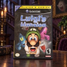Nintendo Luigi’s Mansion GameCube Player’s Choice Case Disc Manual NTSC-U/C 2001