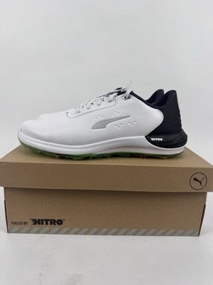 Puma Phantomcat Nitro Herren Golfschuhe Gr. UK 8 weiß schwarz fluro /32032