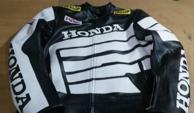 #ad #ad Honda Motorbike Motorcycle Leather Jacket Racing Biker Leather Jacket $149.00