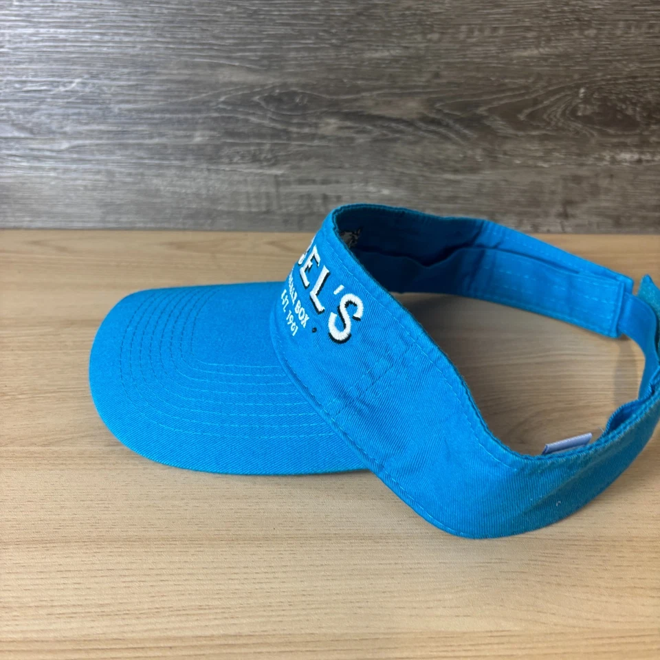 Abels Tackle Hat Cap Strap Back Blue Visor Boat Boating Fishing Outdoors - Image 4 of 4