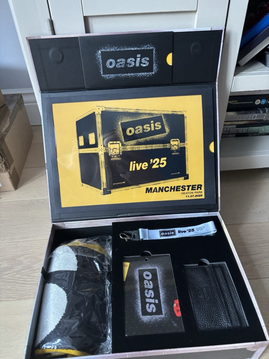 OASIS Live '25 Rare VIP Collector's Box- Manchester Night 1 (11