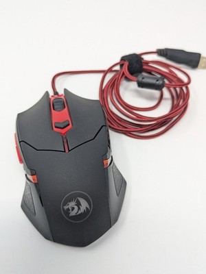 Red Dragon Gaming Wired Mouse S101-1 Programmable Buttons 3200dpi Weighted