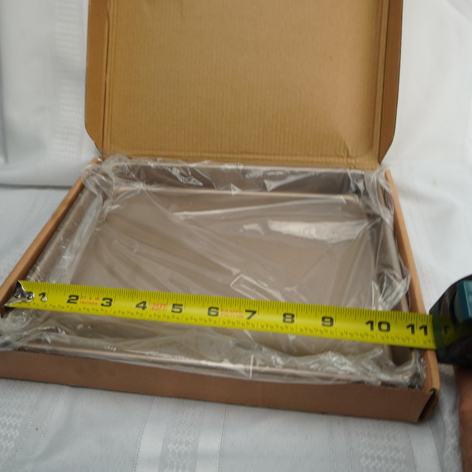 WALOOZA 11 Inch Non-Stick Cookie Sheet Baking Pan Set Of 2  Durable Trays