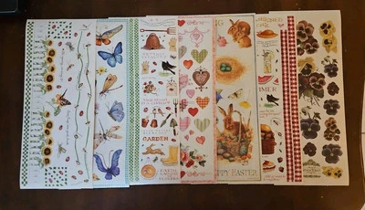 SUSAN BRANCH MARJOLEIN BASTIN TRACY PORTER Marjolein Bastin Susan Branch Tracy Porter & Glynda Turley large sticker sheets