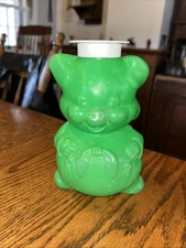 1966 Magee Carpet  Bloomsburg Pa Family Picnic Blow Mold Piggy Bank