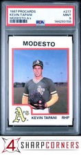 1987 PROCARDS MODESTO A's #277 KEVIN TAPANI RC POP 1 (NO 10s) PSA 9
