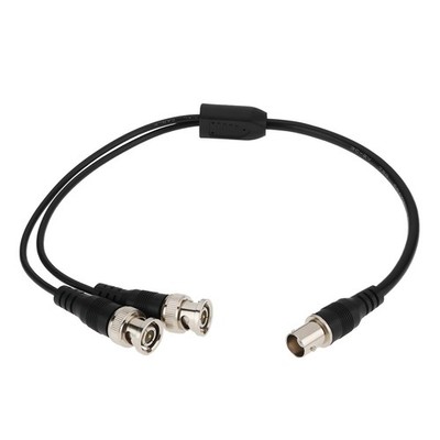 BNC Koaxial Y Splitterkabel BNCBuchse auf Dual BNC Stecker Adapterkabel für C...