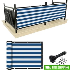 HDPE Privacy Screen Tear Resistant Flexible Durable W/ Grommets Outdoor Use