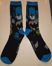 DC Comics Batman Socks Men Size 6-12 Batman