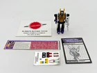1984 Kickback w/ Booklet & Tech Spec Unused Decals Complete G1 Transformers