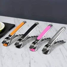 Non-slip Pot Pan Gripper Clip Hot Dish Plate Bowl Clip Retriever Tongs Silicone