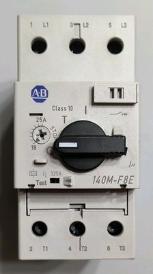 Allen-Bradley 140M-F8E-C25 Motor Protector/Circ. Breaker, 18-25A, 480VAC, 60Hz