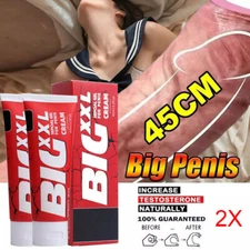 🔥Hot 2pcs Enlarger Male BIG XXL Enhancement Massage Gel Growth Delay Cream 65ML
