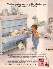 Dreft Baby Detergent Original Vintage Print Ad