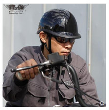 NEW Half Helmet Water Scoop Retro FRP Helmet Rider