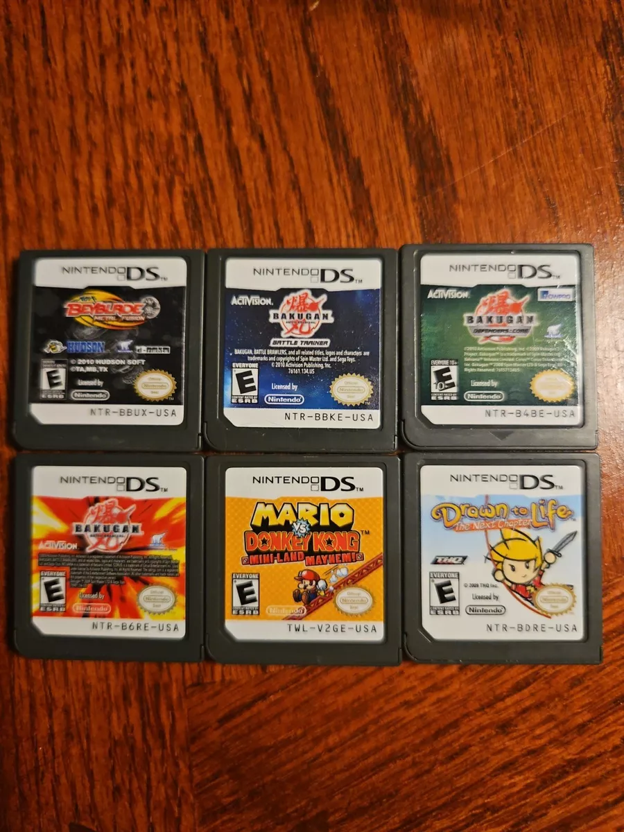 Nintendo DS Games, Lot of 5, Tested!